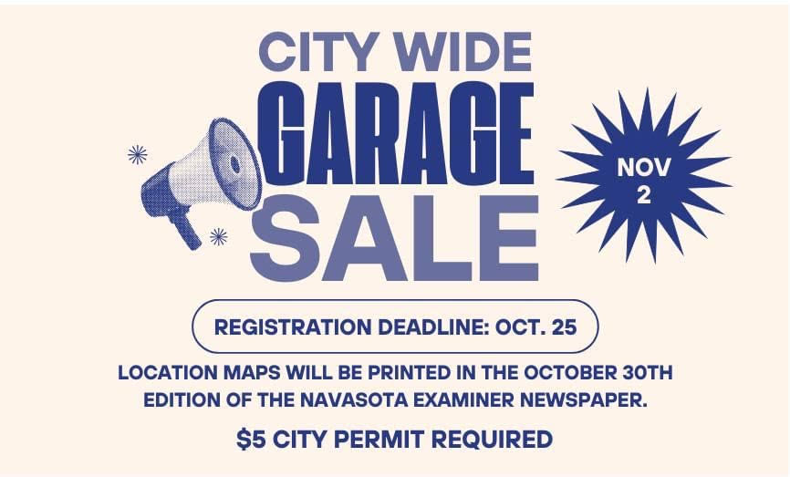 City of Navasota Encourages Residents to Participate in City Wide