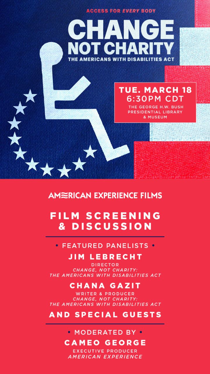 Bush Library and Museum Hosting Event for 35th Anniversary of Americans with Disabilities Act - Willy 1550 & 98.7 - Navasota